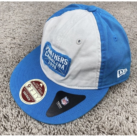 Carolina Panthers New Era 9FIFTY Hat Heritage Series Team Patch Snapback Cap NWT - Picture 2 of 8